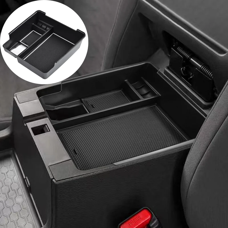 

For 2022 2023Nissan Frontier Pickup Truck Center Console Organizer Tray Armrest Tray Storage Box Tray Coin Container Accessories