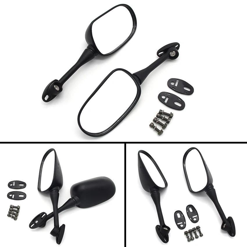 

1pair of Black Aluminum Rearview Mirrors For Honda CB1300S 2005-2008 CBR1000RR 2004-2007 CBR600RR 2007 2008 2009 2010 2011-2015