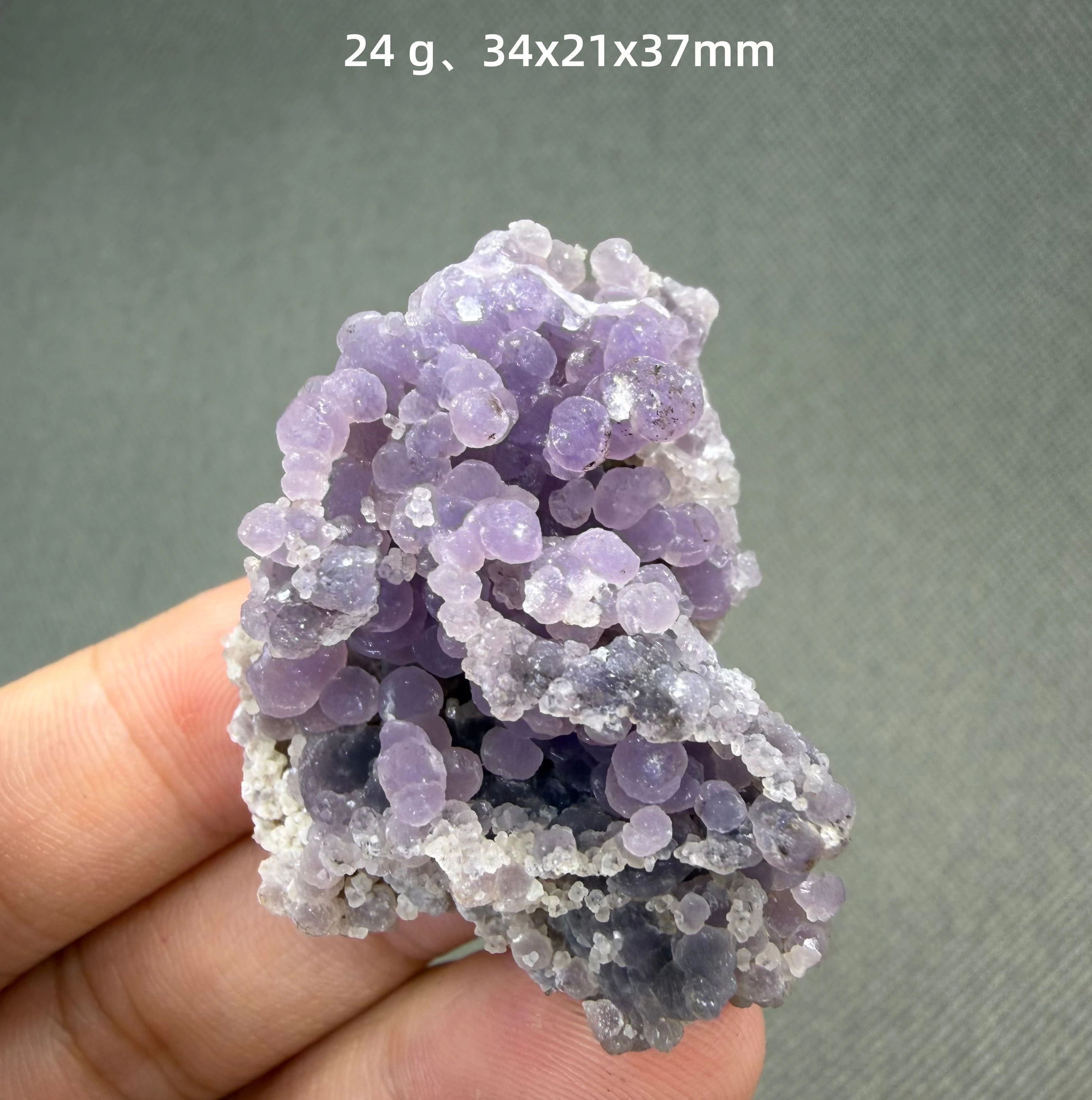 Rare Grape Agate  Botryoidal Cluster Natural Mineral Gift
