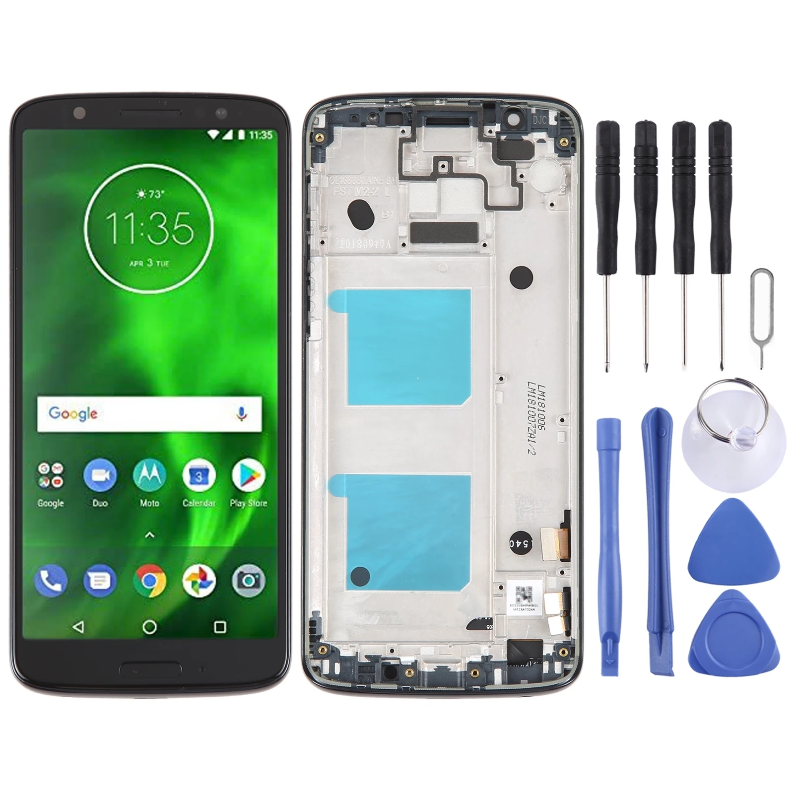 

Original LCD Screen for Motorola Moto G6 Digitizer Full Assembly with Frame