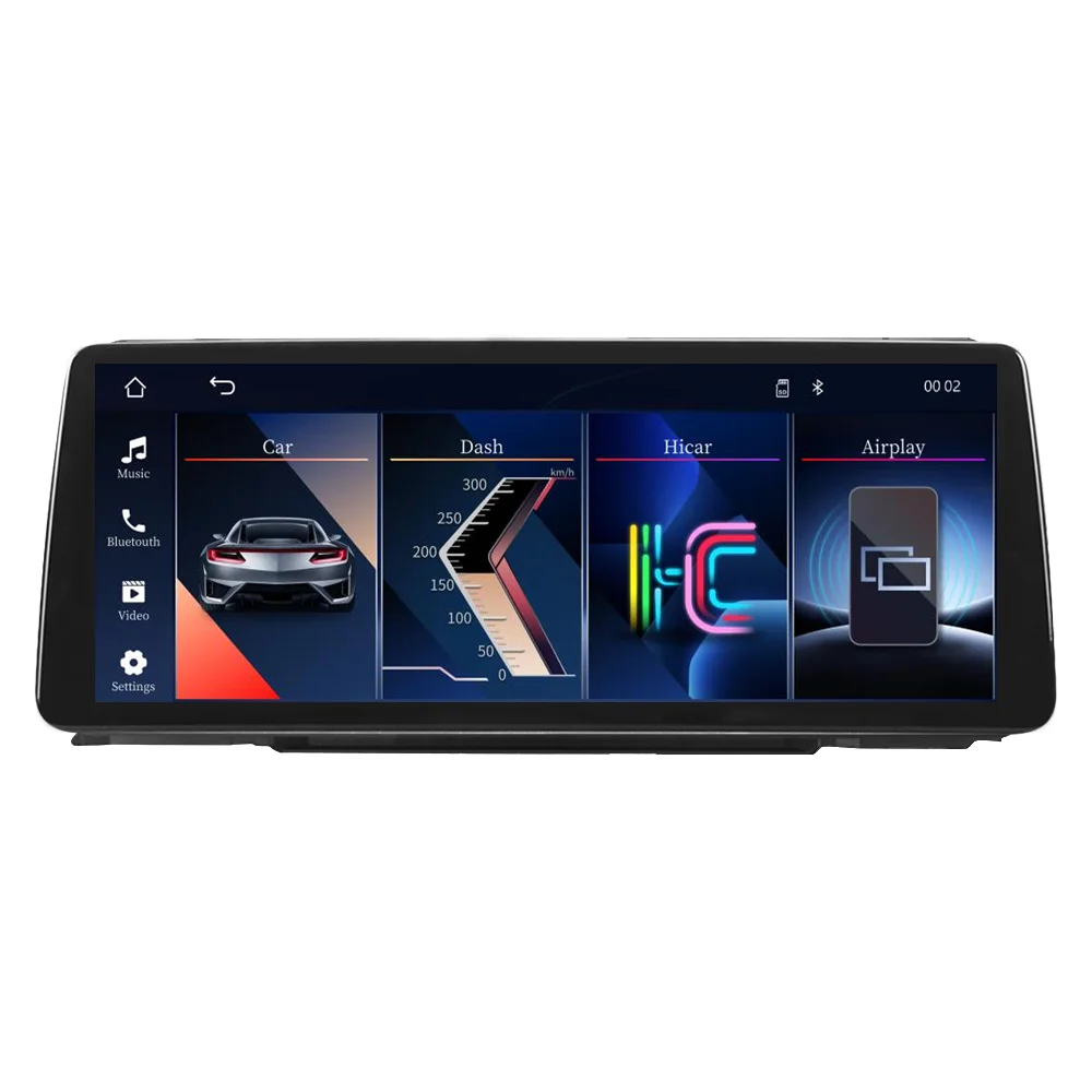 MEKEDE Sistema Linux Pantalla Multimedia de 12.3' 2400*900 CarPlay Inalámbrico Android Auto Radio para Coche BMW Serie 1-2 F20 F22 Serie 3 F30 F31 Sistema NBT Todo en Uno Autorradio Unidad Principal de Navegación Compatible con Sistema Dual Cambio Libre 1080P AHD 5