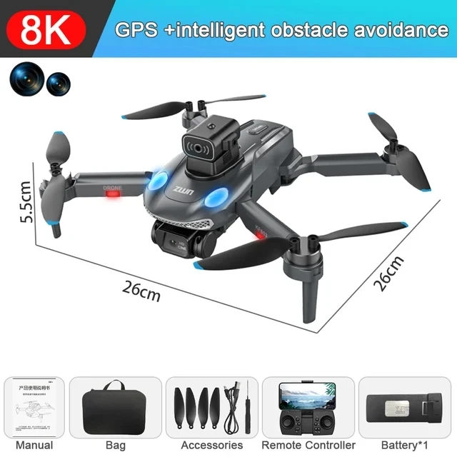 KF613 Remote Control RC Drone Spare Parts 3.7v 2000mah Battery/Propeller/USB For KF613MAX RC Drone accessory KF613 Dron Battery