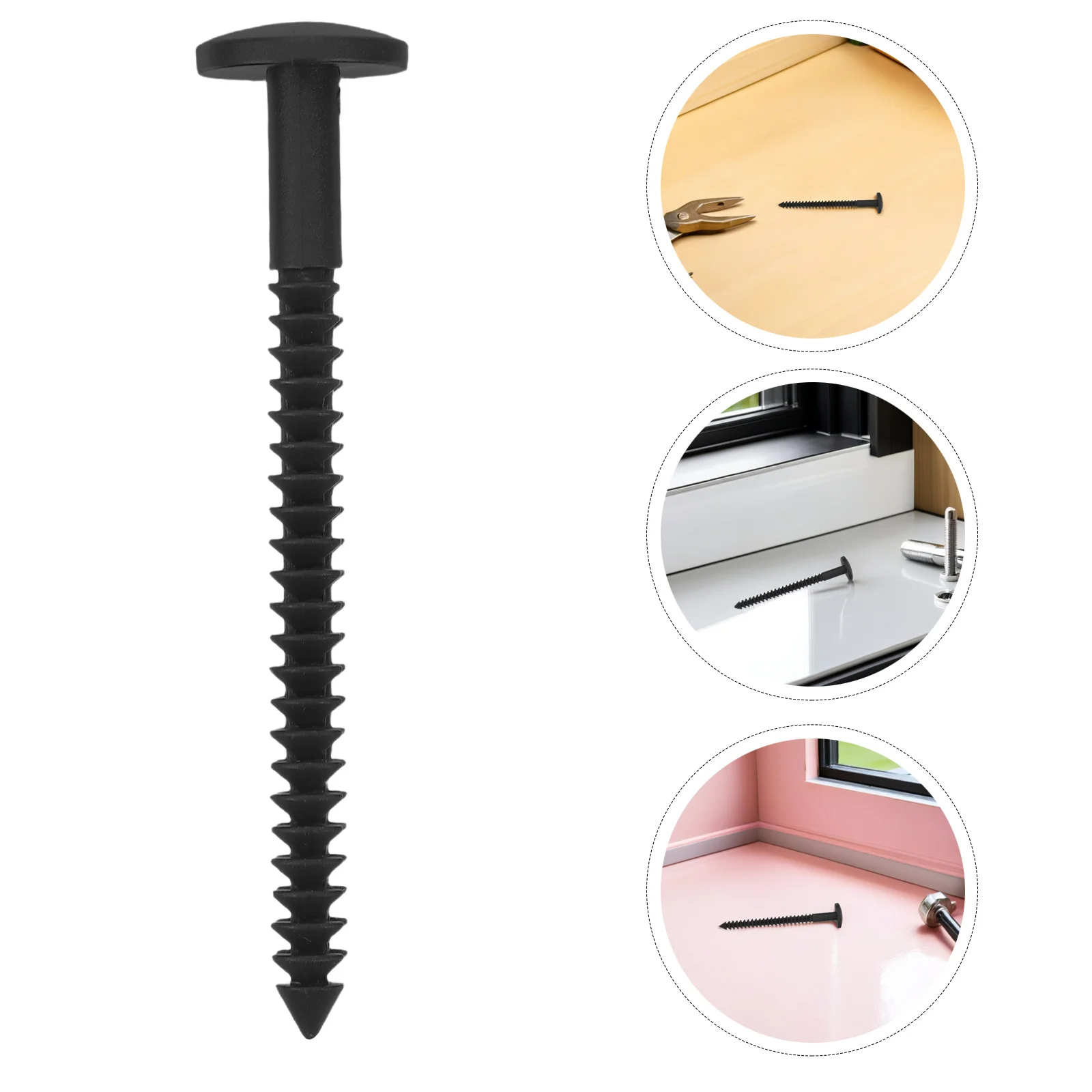 36Pcs Vinyl Shutter Fasteners Plastic Replacement Pins Louvers Repair Kit Plantation Shutter Repair Supplies Shutters Peg