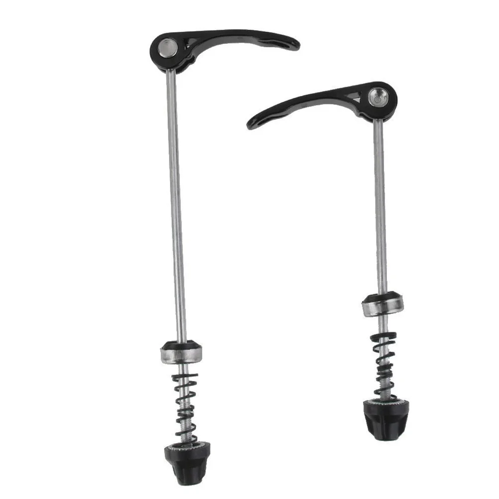 Pair of Quick Release for Wheel Hub Front and Rear Skewers Cycling Parts (Black) Wheel Hub Quick Release