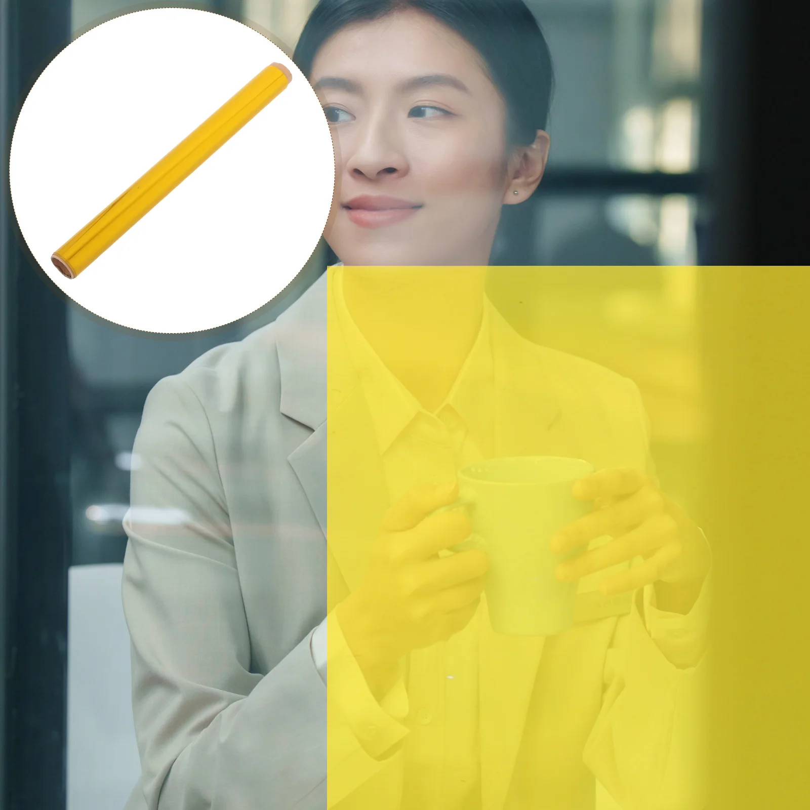 

Transparent Insulation Window Film Self Adhesive Decorative Glass Film Window Tinting Sheet for DIY Home Sun