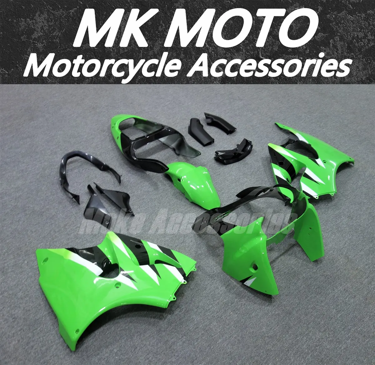 

Fairings Kit Fit For zx-6r 2000 2001 2002 636 Ninja New Bodywork Set High Quality ABS Injection Black White Green