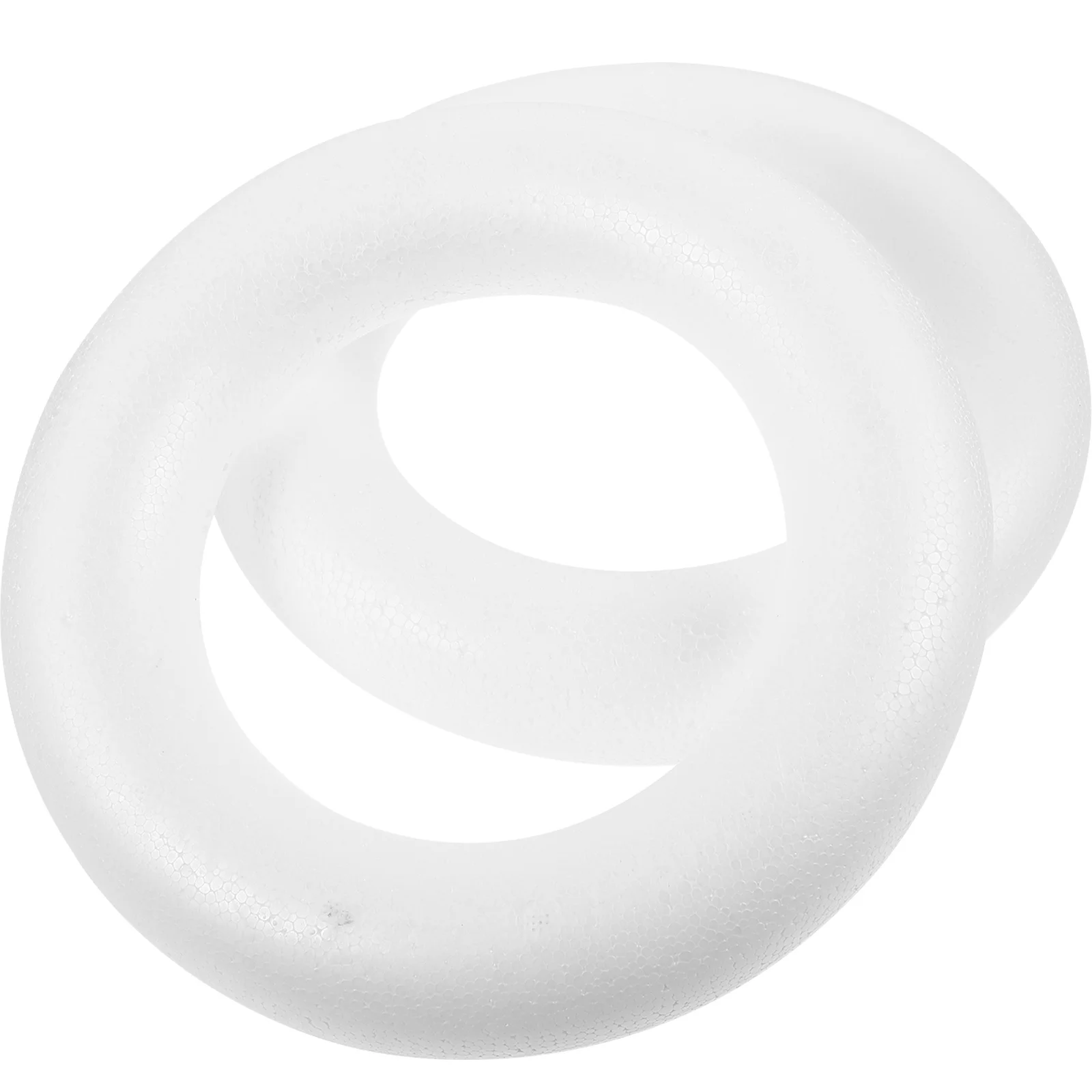 

2pcs Solid Round Ring Kids Craft Painting Kit Diy Foam Art Activity Set For Hand Eye Coordination Ornament Making Supplies