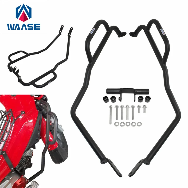 

waase For Honda Cross Cub CrossCub 110 CC110 2023 Bumper Engine Guard Frash Stunt Cage Crash Bar Frame Slider Protector