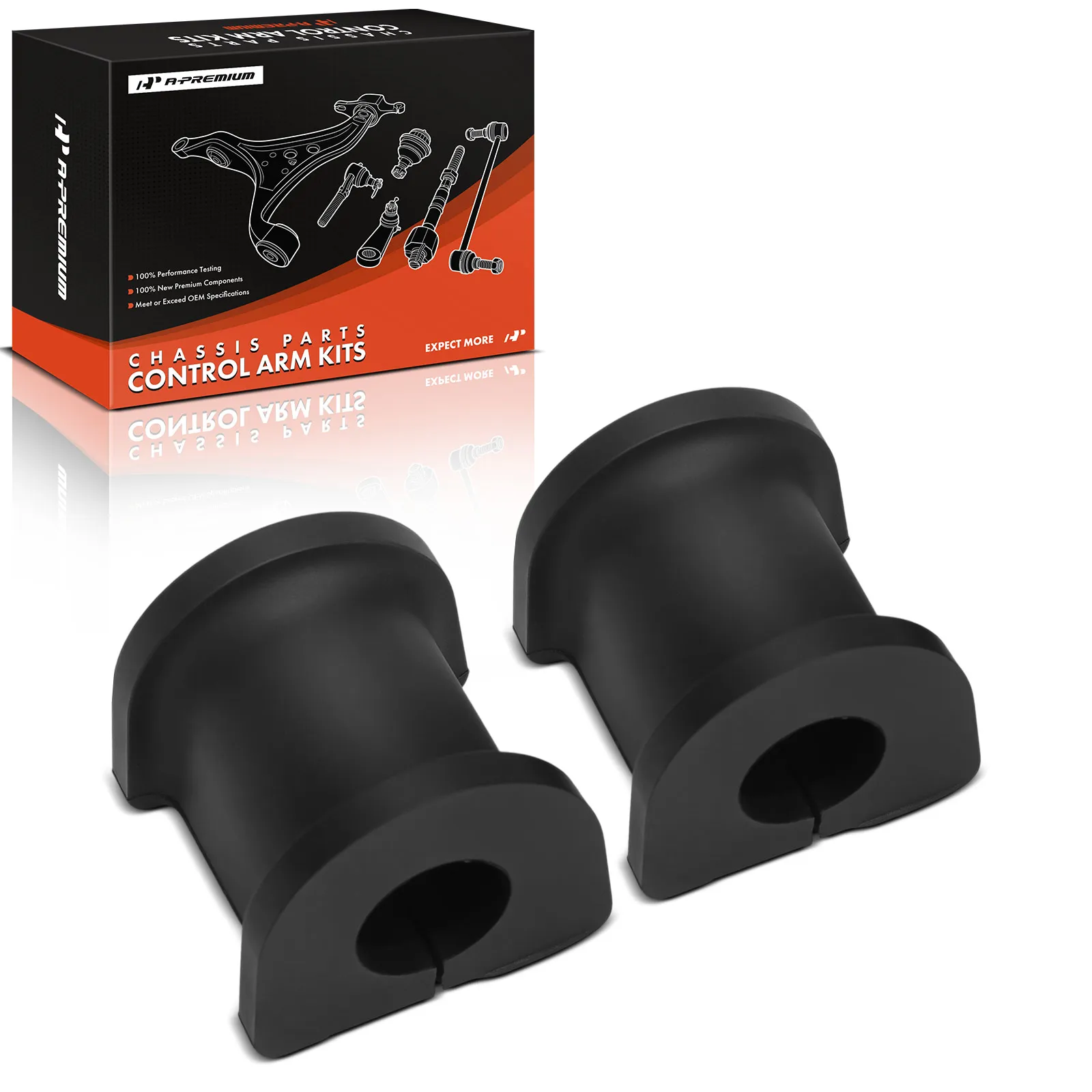 A-Premium 2x Rear Sway Bar Bushing Kit for Mitsubishi Eclipse 2000-2005 Galant 1999-2003