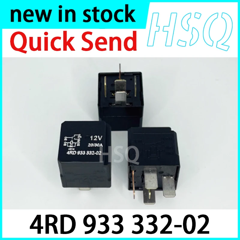 2PCS New 4RD 933 332-02 5-pin 12V 20/30A Automotive Relay