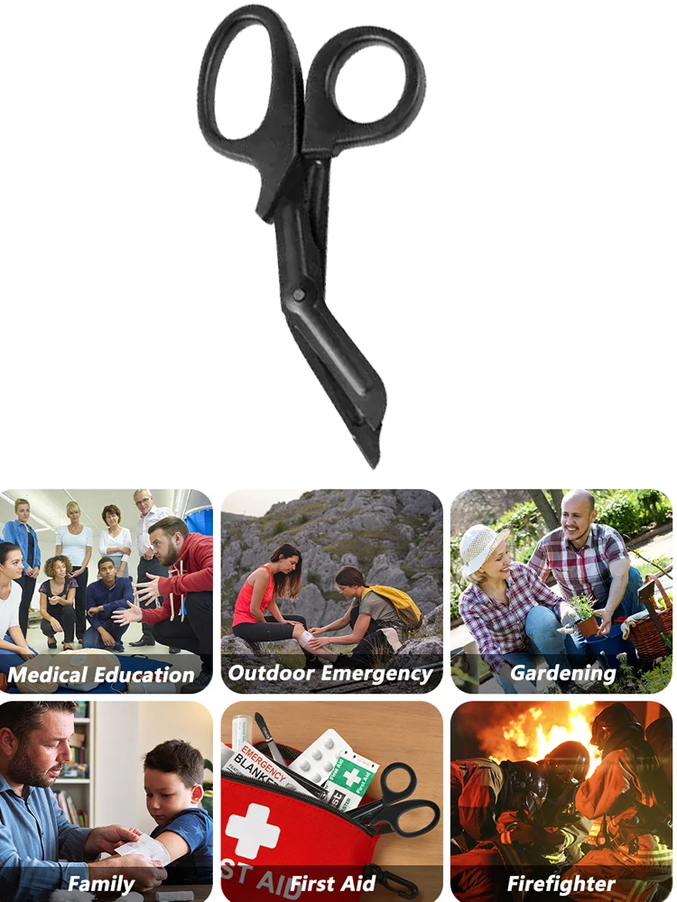 Safety rescue trauma gauze scissors Survival scissors Emergency outdoor nurse Tactical medical survival scissors Paramedic