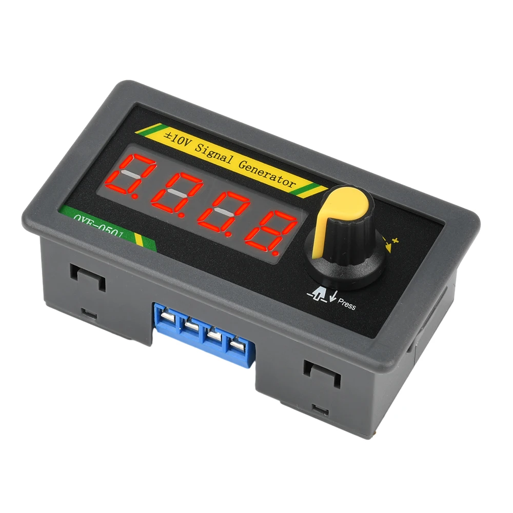 Simulador analógico de voltaje ajustable, generador de señal de voltaje de salida bipolar de 10V a 10V para sistema de control de automatización industrial