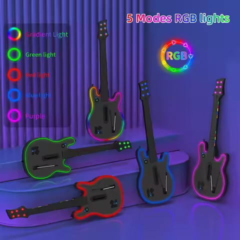 2.4G Wireless Guitar Controller for Xbox Series X/S Game Console with Dongle Wireless Guitar Game Console for Xbox One PC