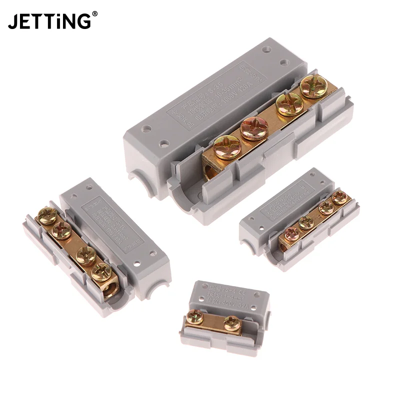 Wire Connector High Power Splitter Quick Electrical Cable Terminal Blocks Junction Box Connectors Large Current Conductor Brass