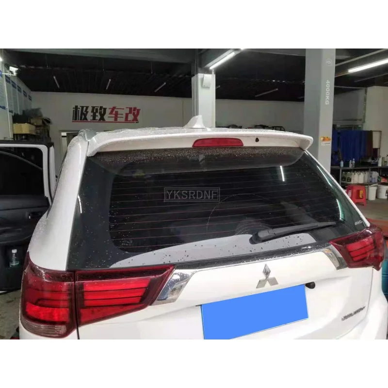 For Mitsubishi Outlander 2013 to 2019 roof spoiler High quality ABS spoiler Primer or any color rear spoiler for Outlander