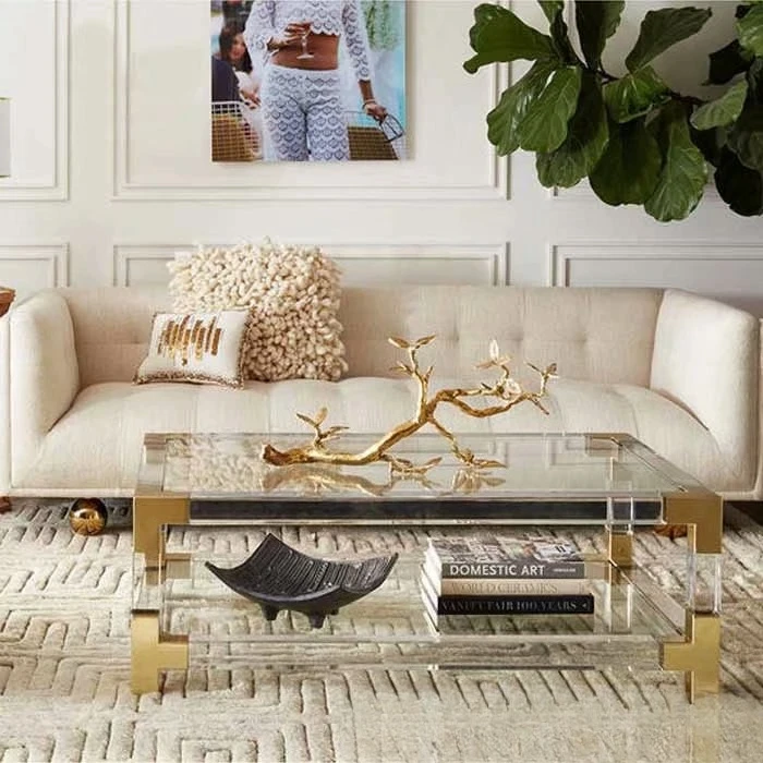 Metal foot flannel casual sales office lobby fashion creative reception sofa