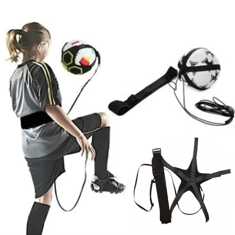 

Футбольное тренировочное оборудование с поясным ремнем, эластичной веревкой, регулируемым устройством для отработки дриблинга для детей и взрослых