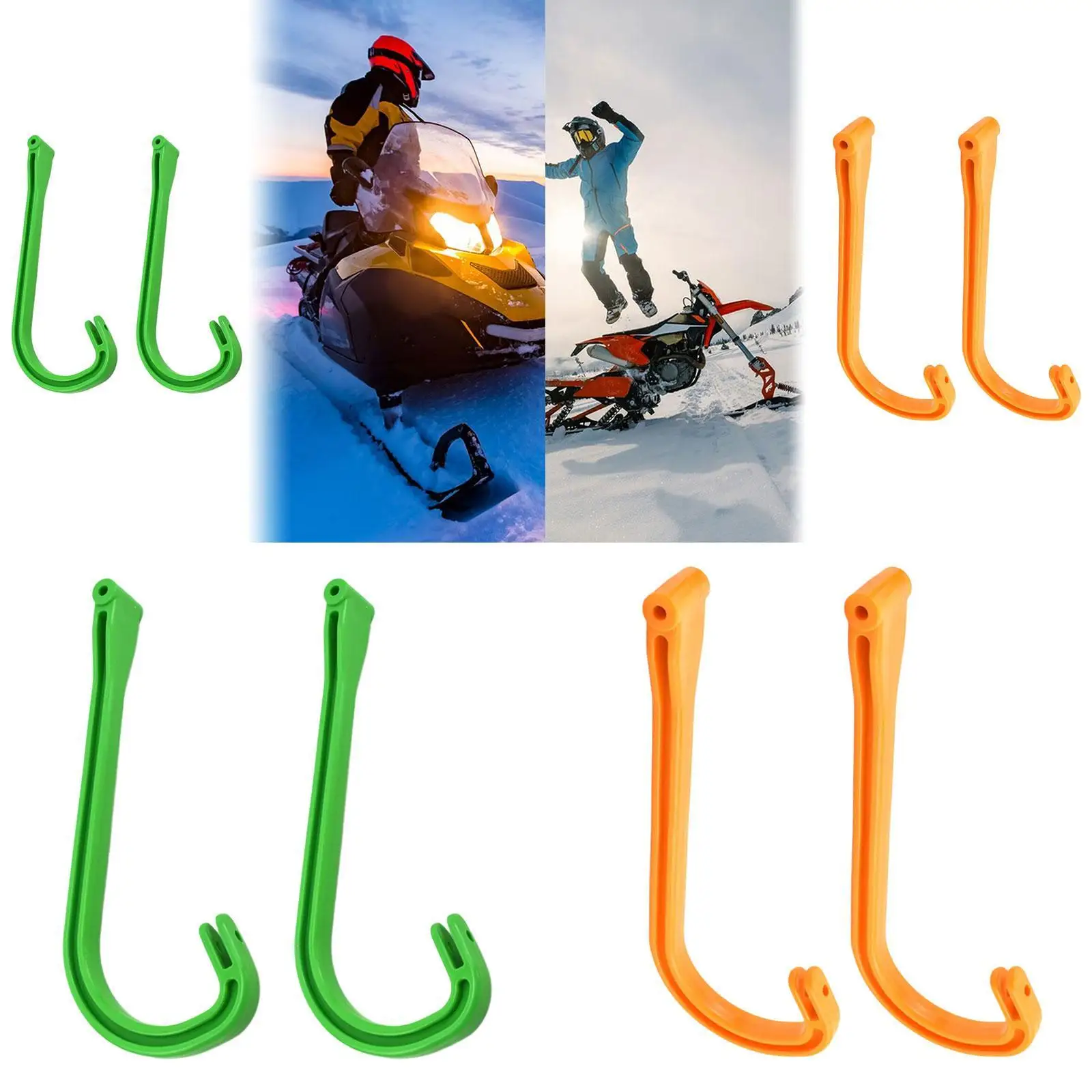 Ski Loop Handle Pair, Direct Replacement Kit for Snowmobile Model 3639-781