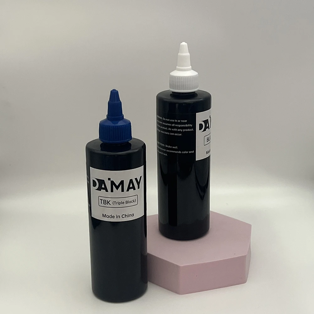 Tinta tato pigmen hitam alami, pigmen latihan Makeup 240ml, tinta tato Makeup profesional, tinta tato pigmen seni tubuh