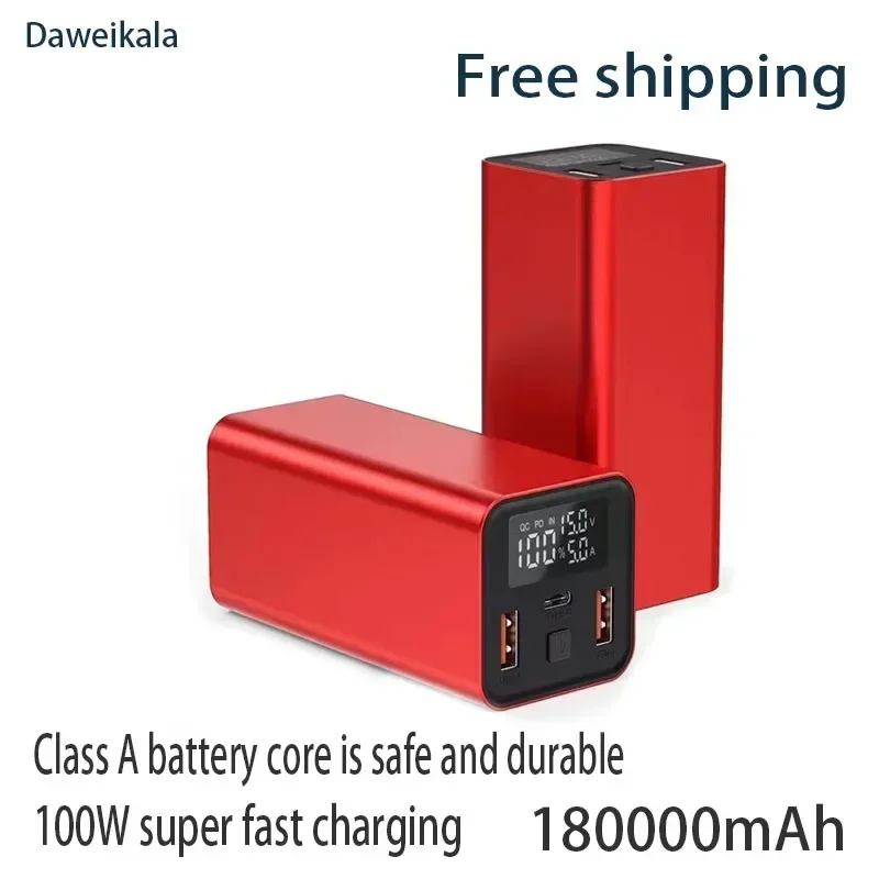 100W PD fast charging power bank portable battery charger, power bank 18000mAh, suitable for iPhone 15, 14, 13 Pro Max Xiaomi