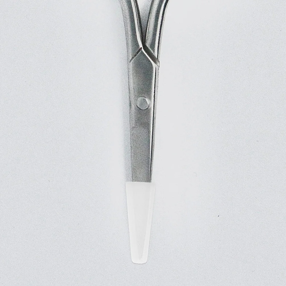 100개 유연한 투명 칼끝 커버 보호 슬리브 칼 가드 주방 식기날 보호 보관 용품