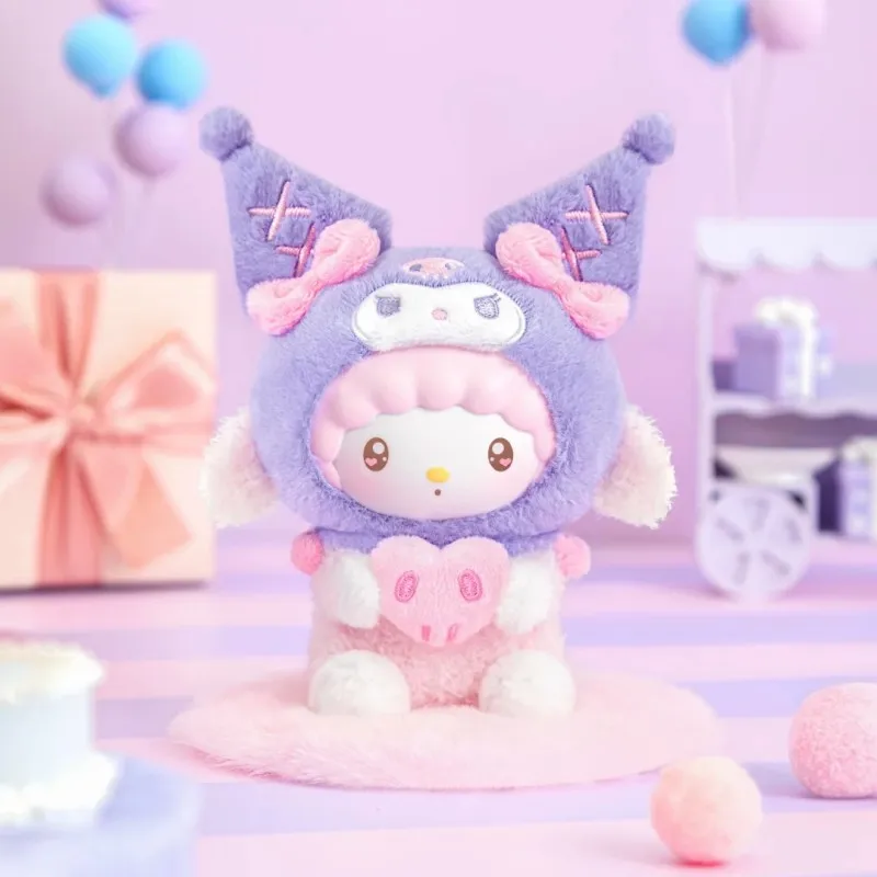 กล่องสุ่มซานริโอ้ คุโรมิ ปาร์ตี้ ซีรีส์ ของแท้ ตุ๊กตาพลาสติกน่ารัก ของตกแต่ง คุโรมิ กล่องเซอร์ไพรส์ ของเล่น ของขวัญคริสต์มาส