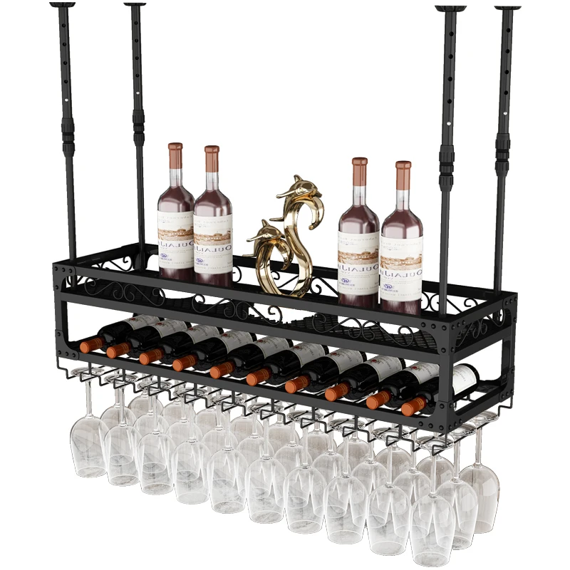 Red Wine Glass Holder Wine Glass Holder Upside down Bar Wine Rack Decoration Creative Goblet Rack Glass Suspension Hanger