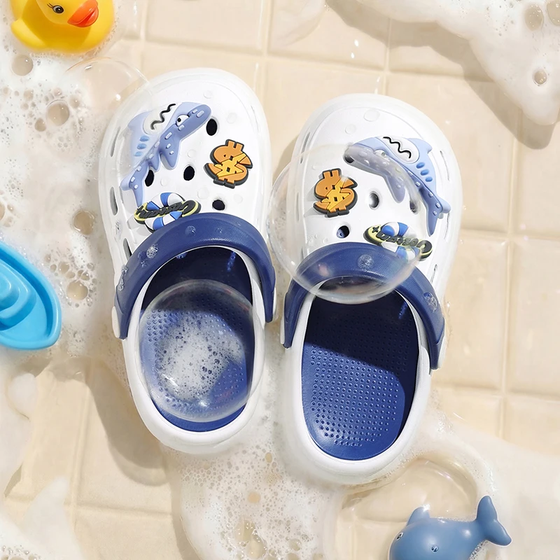 Cheerful Mario Summer Comfortable Soft Home and outdoor Sandals for Kids Non-Slip shoes