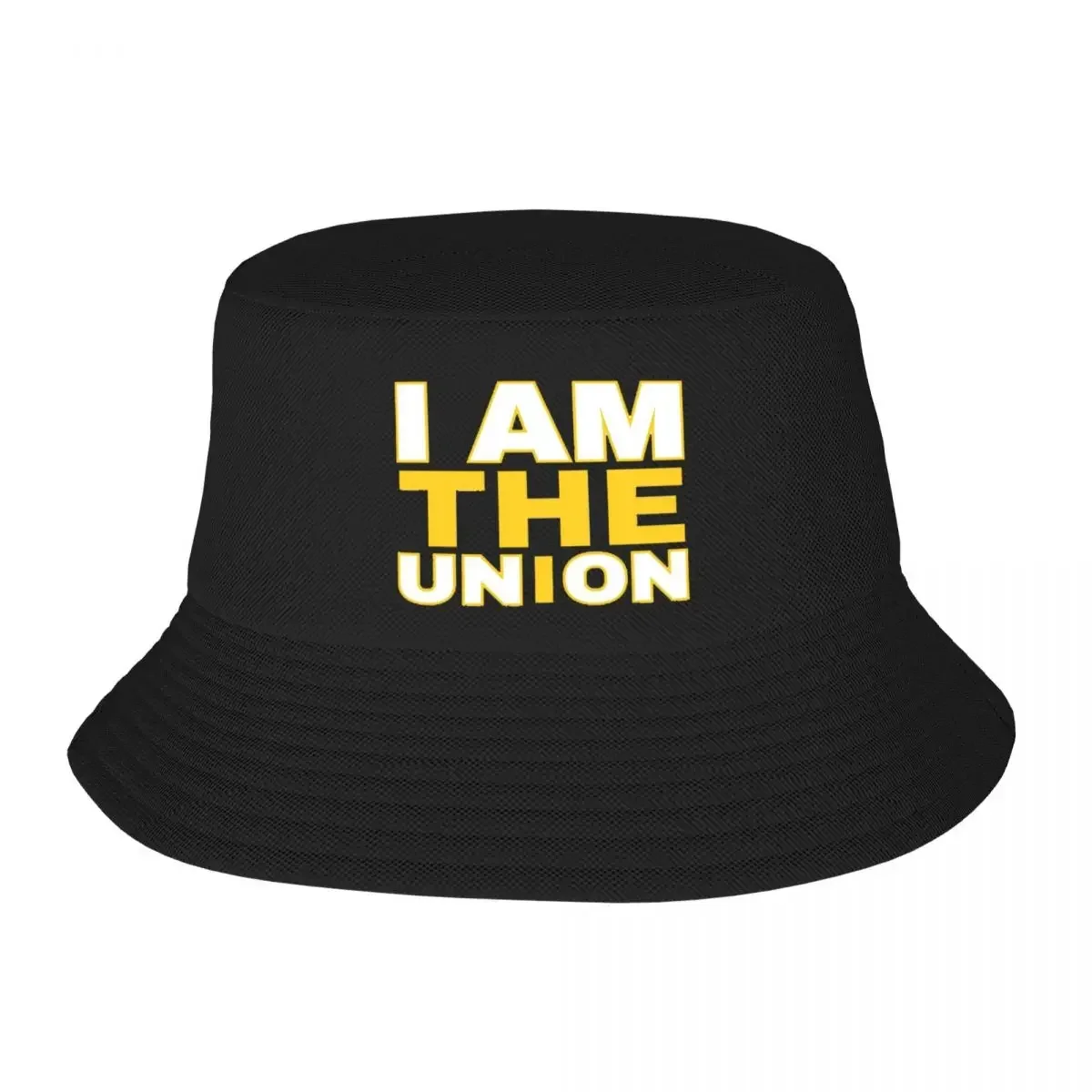 I AM The Union Labor Movement Black Out Edition Bucket Hat Panama For Kids Bob Hats Fisherman Hats Summer Beach Fishing  Caps