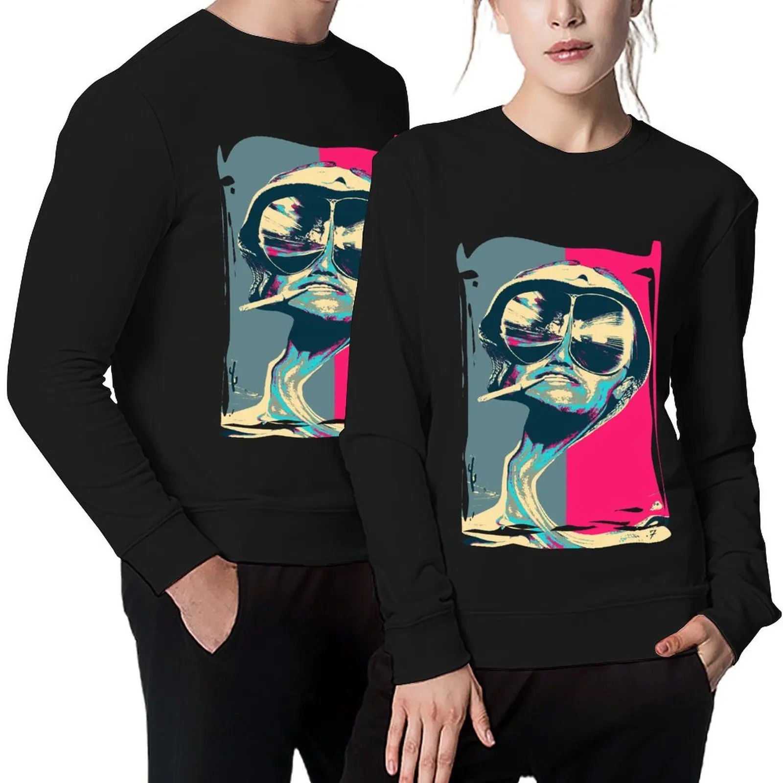 

Fear and Loathing in Las Vegas Revisited - Psychedelic Raoul Duke Pullover anime clothing new sweatshirt