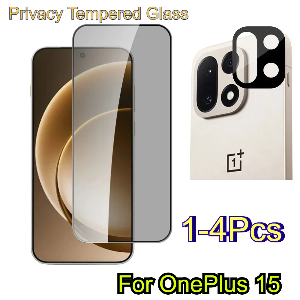 1–4 Set 2,5D 9H Sichtschutz aus gehärtetem Glas für Oneplus 15 R Ace 6 Sreen Anti-Spy Full Cover Lens Protective Scratch Proof
