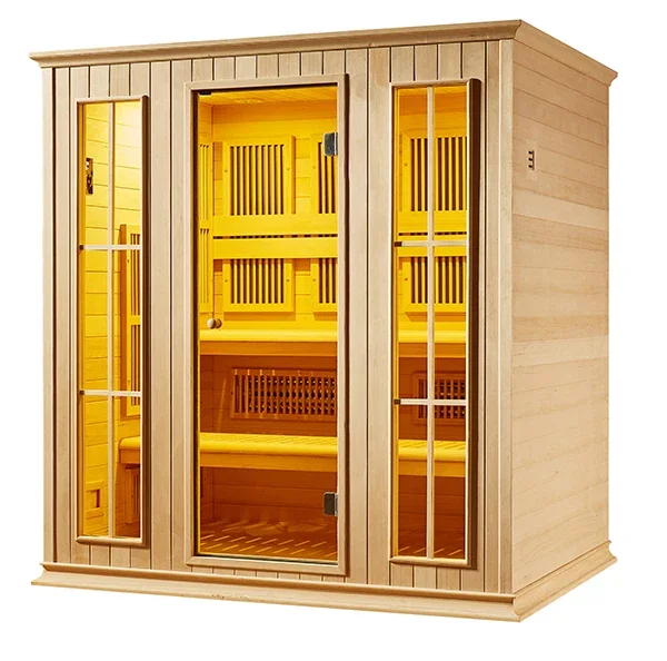 &c Modern Design Japan Far Infrared Sauna Import Hemlock Solid Wood From Korea Manufacturer
