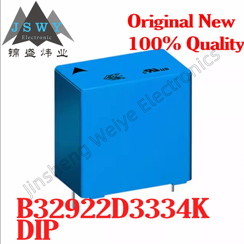 

(10/50 PCS) B32922D3334K DIP2 330nF Polypropylene Film Capacitors Original Electronics In Stock Fast Shipping