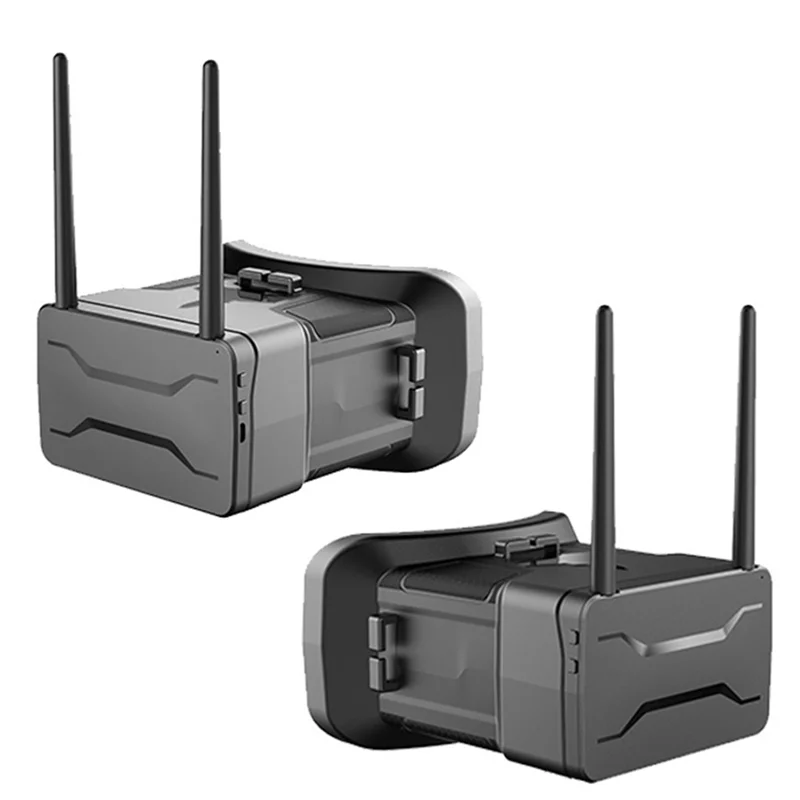 Gafas AS96-FPV 5,8G 48CH 4,3 pulgadas 480X272 gafas FPV de búsqueda automática 500CD/M2 para Dron de carreras RC Quadcopter