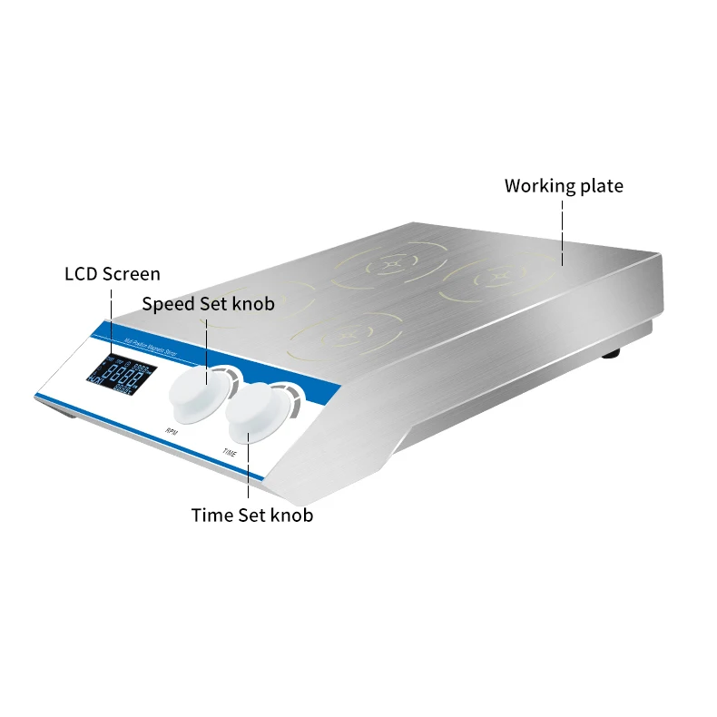 10L Magnetic Stirrer Mixer without Heating Plate for Lab