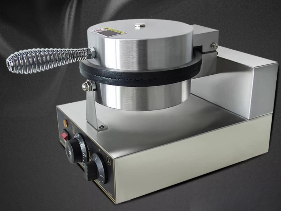 220V Ice Cream Cone & Waffle Maker Machine for DIY Home Use