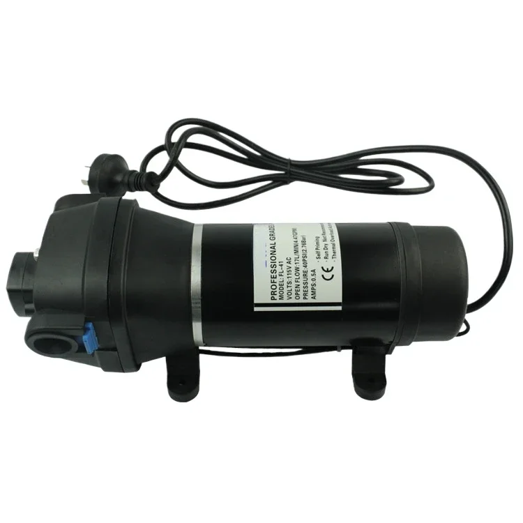 110V FL-33 RV Self-priming Pump Universal Micro Pump High Flow Irrigation Water Delivery Household