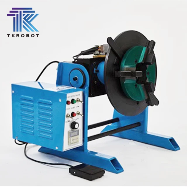 TKweld High Quality Rotary Welding Table  Fixture Chuck Rotary Welding Positioner