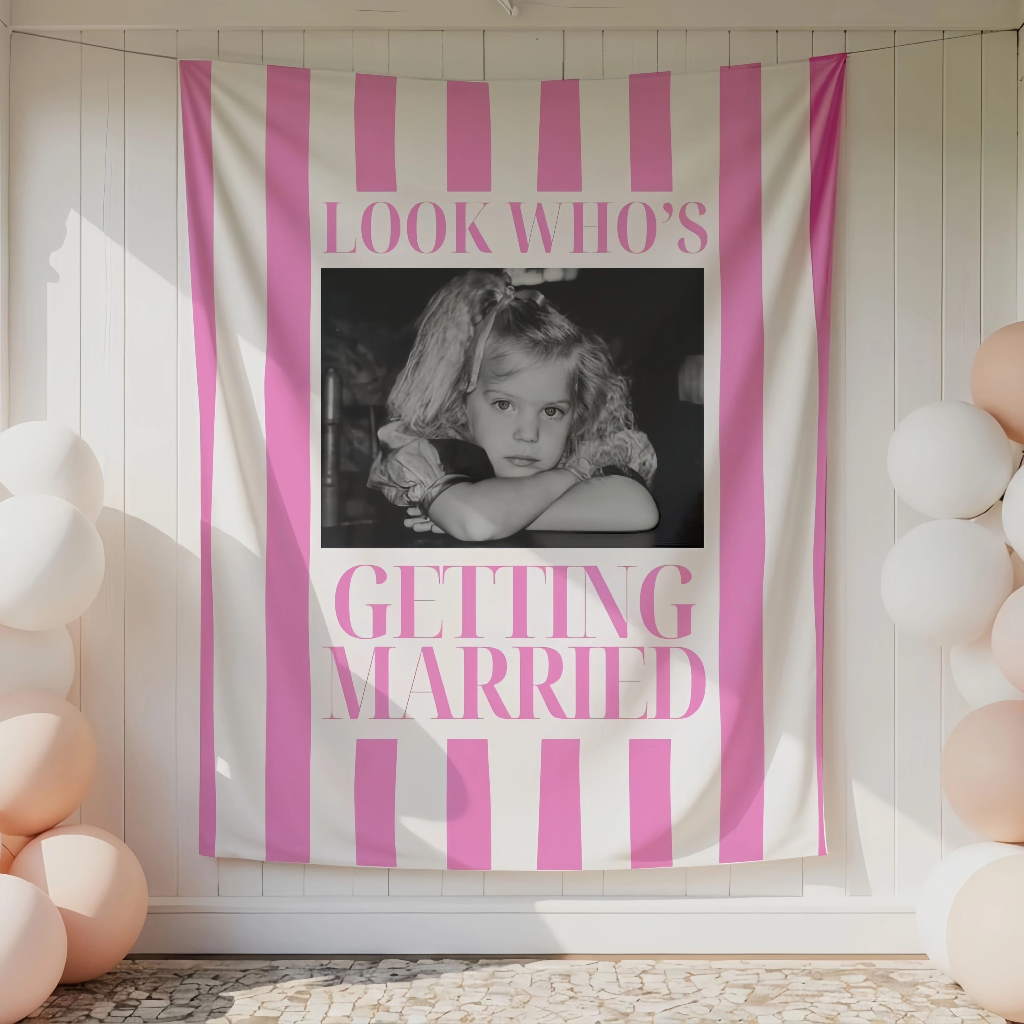 Personalized Custom Tapestries Customizable Name Birthday Party Posters Bedroom Banners Dormitory Wall Oversized Backdrops
