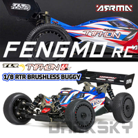 RC Car ARRMA LTR 1/8 Typhon ARA8406 RTR 6S Brushless 4WD RC Electric Remote Control Model Car Buggy Racing Adult Kids Toys