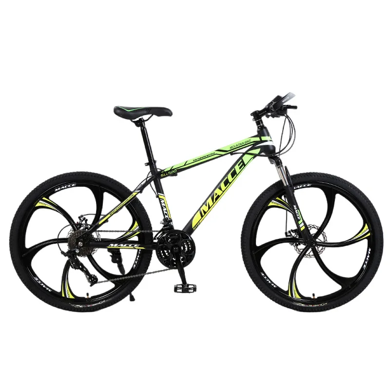 *forAdult Student Mountain Bikes Outdoor Off-Road 21 Speed Disc Brake Variable-Speed Steel Fork Shock-Absorbing Cycling Dropship