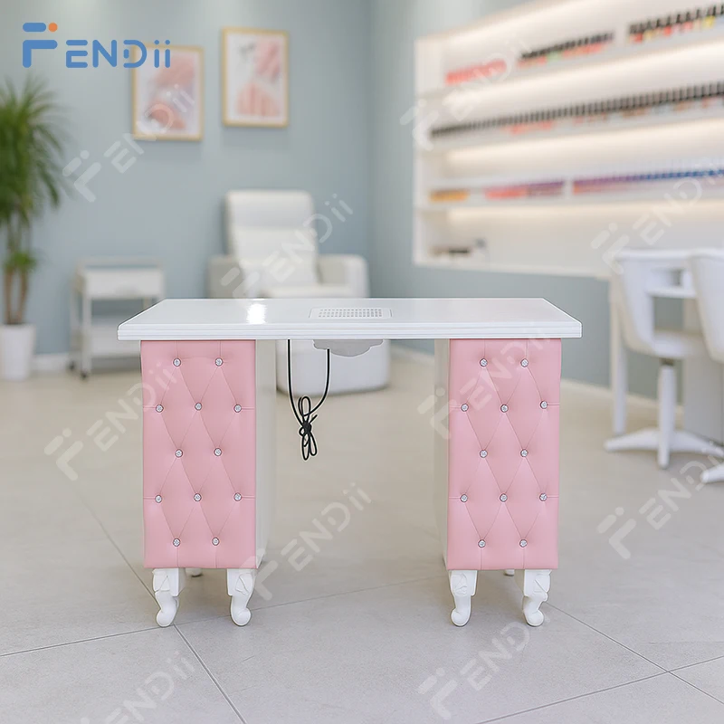 

Профессиональная мебель для салона красоты, маникюрный стол для ногтей с пылесборником
