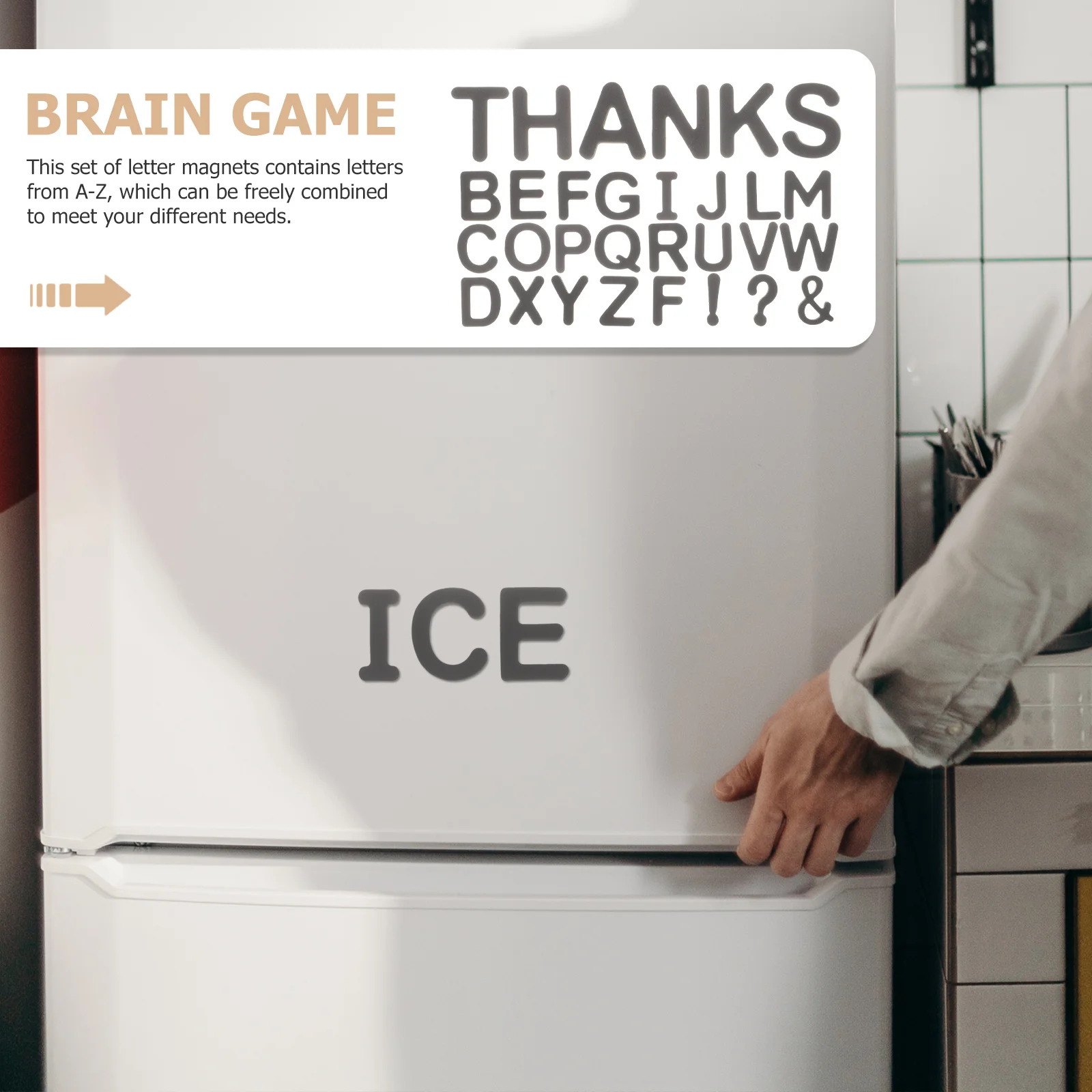 

Magnets Letter Alphabet Letters Magnetic for Whiteboard Large Wall Black Foam Fridge