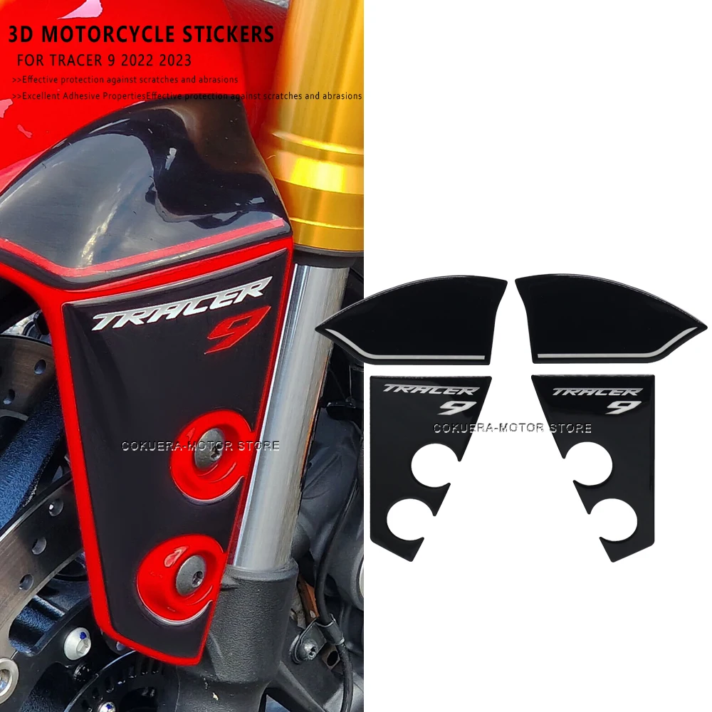 

For Yamaha TRACER 9 2022 2023 3D Sticker Motorcycle Accessories Resin Scratch Resistant Guards Fender Covers Protection Stickers