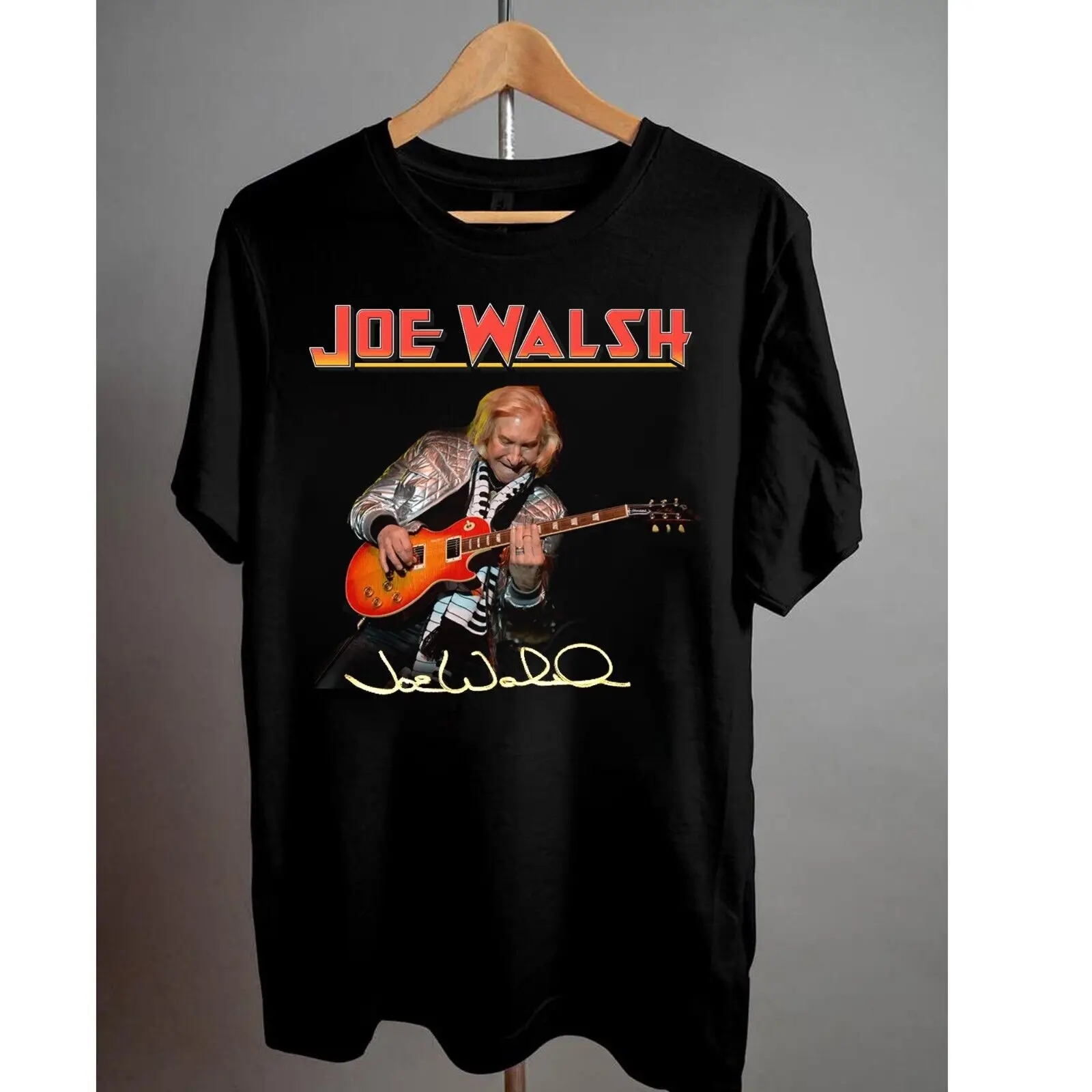 

New Scrojo Joe Walsh concert Short Sleeve Men All Size Tee 1NN63