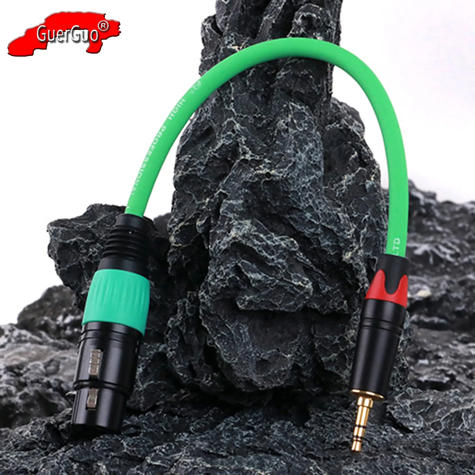 

XLR to 3.5mm Audio Extension Cable MIC Cord,3Pin XLR Female to Aux 1/8 Inch TRS Stereo Male Jack for Computer Speaker Amplifier