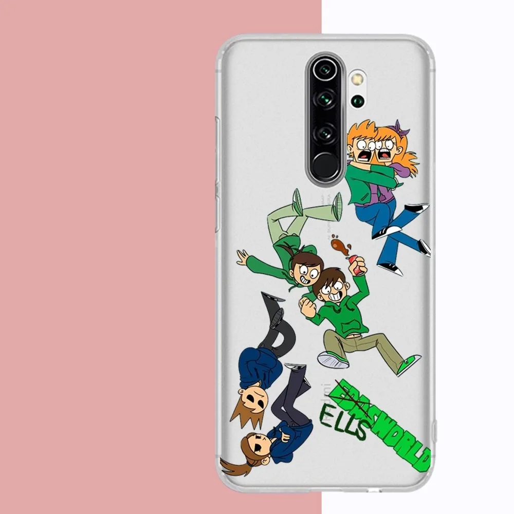 Cartoon Cute Eddsworld Phone Case For Samsung S 20 21 22 23 for Redmi Note7 8 9 10 for Huawei P20 30 40 Clear Case