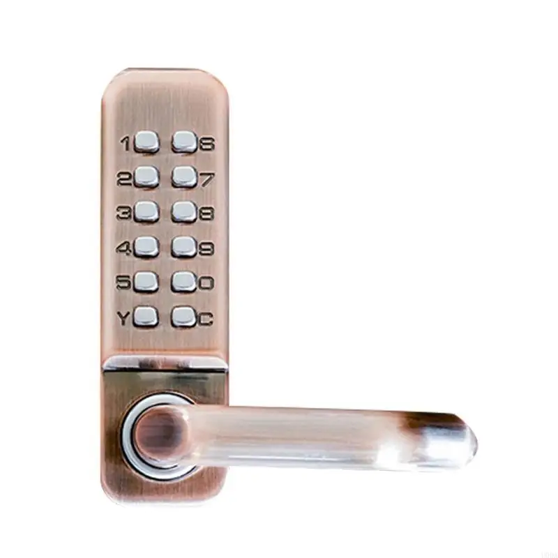  Zinc Alloy Keyless Combination Lock Not Electronic Keypad Entry Door Lock Mechanical Digital Door Lock Waterproof