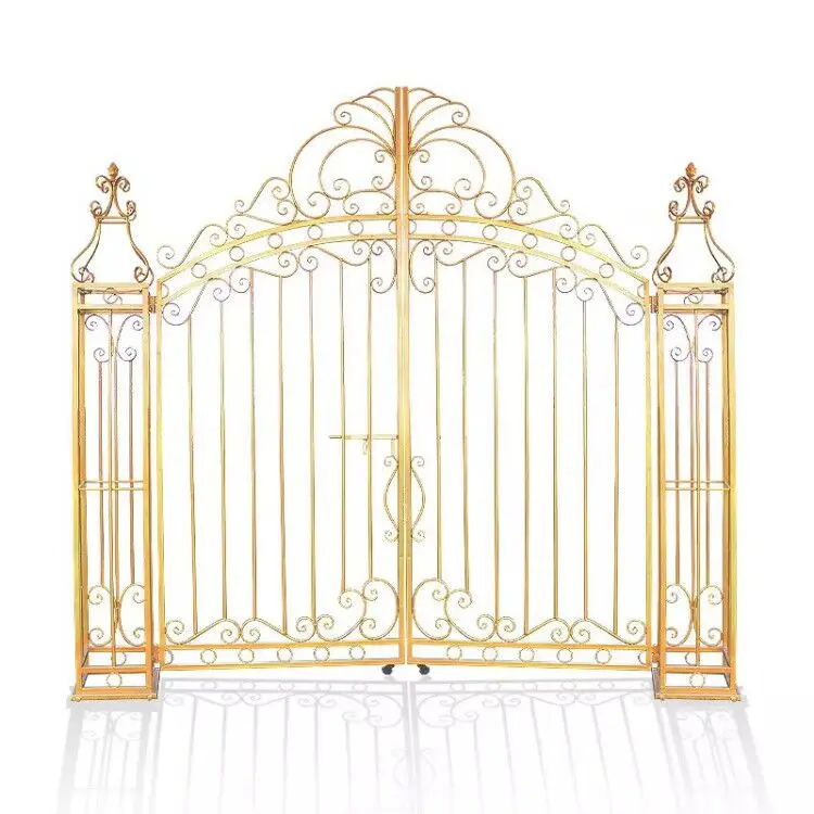 Iron Arch Wedding Admission Large Iron Gate Wedding Props Photography Props Silk Flower Arch