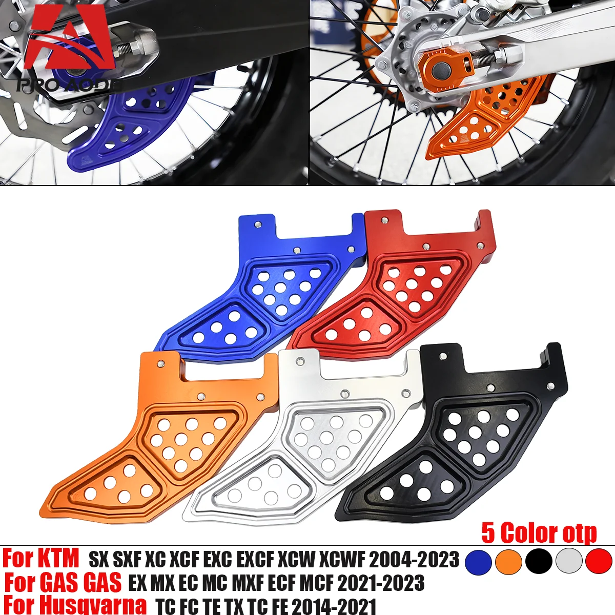 

Premium OF Motorcycle Rear Brake Disc Protector For KTM EXC EXCF XC XCW SX SXF XCF XCFW 150 - 500 For Husqvarna TC FC TE FE